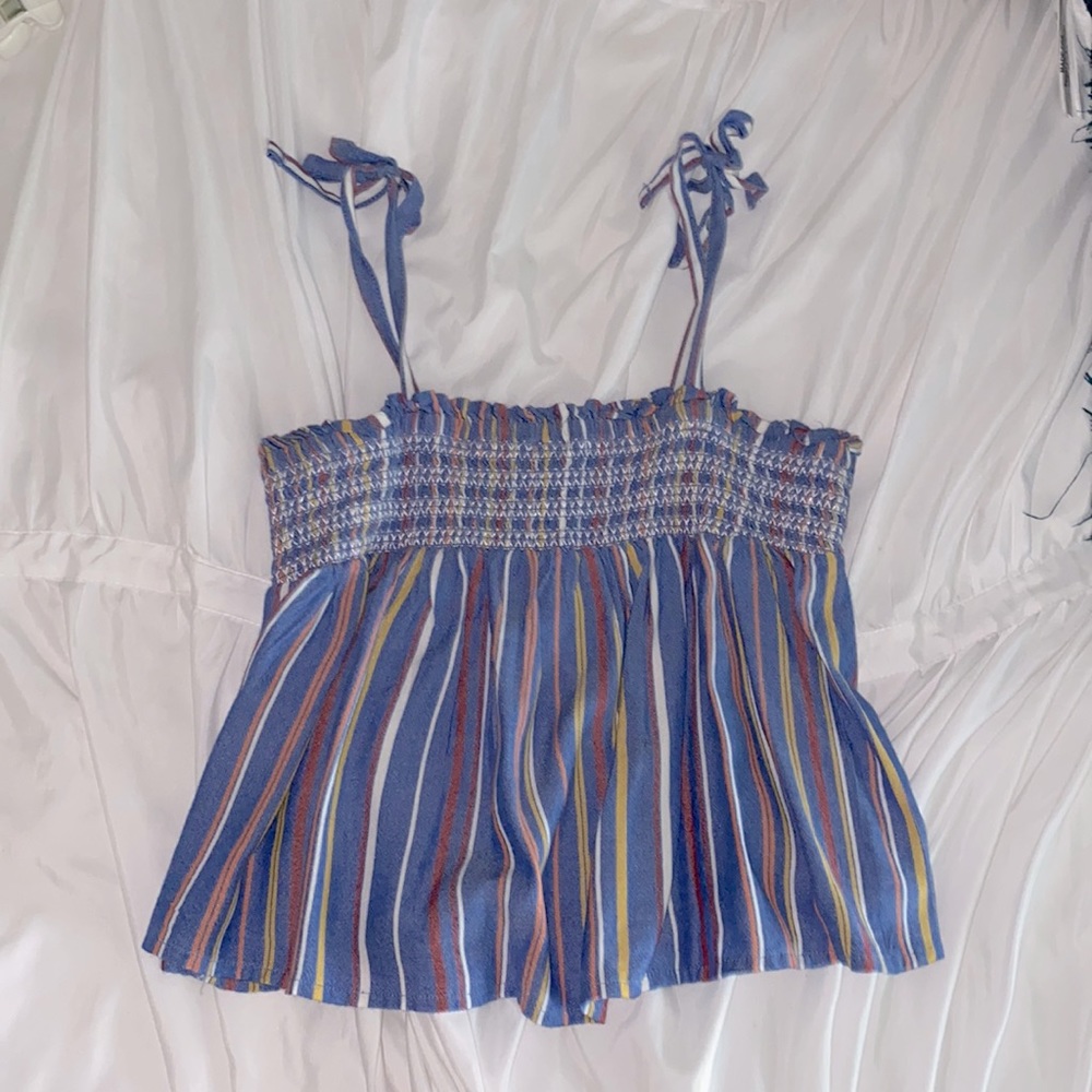 Tie Straps Crop Top